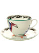 Чайная чашка с блюдцем форма Весенняя-2 рисунок Серп, молот и шестерня ИФЗ фото 1 — Samovars.ru