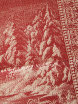 Салфетка "Новогодняя" красная без кружева, 45х45 фото 2 — Samovars.ru