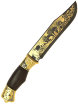 Нож Златоуст сувенирный "Тайга" в кожаных ножнах фото 2 — Samovars.ru